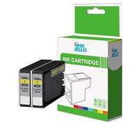 InkJello Ink Cartridge For Printer, Compatible With Canon MAXIFY MB2050 MB2150 MB2155 MB2350 MB2750 MB2755 PGI-1500XL (Yellow 2-Pack)