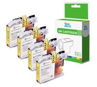 Inkjello Ink Cartridge Replacement for LC125XL Brother DCP-J4110DW MFC-J4410DW MFC-J4510DW MFC-J4610DW MFC-J4710DW. Magenta (4 pack)