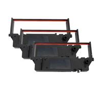 Inkjello Ink Ribbon Replacement For Star Micronics SP700 RC700BR Compatible for Star Micronics SP700 SP712 SP712R SP742 SP742R SP717 SP747 SP740 Black Red (3-Pack)