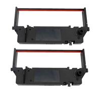 Inkjello Ink Ribbon Replacement For Star Micronics SP700 RC700BR Compatible for Star Micronics SP700 SP712 SP712R SP742 SP742R SP717 SP747 SP740 Black Red (2-Pack)