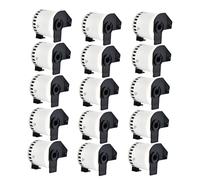 Inkjello Label Roll Replacement for Brother DK22205 Compatible with Brother QL-1050 QL-1060N QL-1100 QL500 QL-500A QL-560 QL-570VM QL-600 QL-650TD QL-710W QL-550 QL-570 QL-800 62mm x 30.48m (15-Pack)