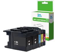 Inkjello LC1280 Ink Cartridge Replacement For Brother LC1280 Compatible with Brother MFC-J5910DW MFC-J6510DW MFC-J6710D MFC-J6710DW MFC-J6910DW Black Cyan Magenta Yellow (5-Pack)