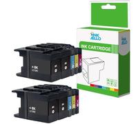 Inkjello LC1280 Ink Cartridge Replacement For Brother LC1280 Compatible with Brother MFC-J5910DW MFC-J6510DW MFC-J6710D MFC-J6710DW MFC-J6910DW Black Cyan Magenta Yellow (10-Pack)