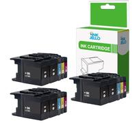 Inkjello LC1280 Ink Cartridge Replacement For Brother LC1280 Compatible with Brother MFC-J5910DW MFC-J6510DW MFC-J6710D MFC-J6710DW MFC-J6910DW Black Cyan Magenta Yellow (15-Pack)