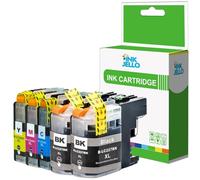 Inkjello LC227XL Ink Cartridge Replacement For Brother LC227XL LC225XL Fits For Brother DCP-J4120DW MFC-J4420DW MFC-J4620DW MFC-J4625DW Black, Cyan, Magenta, Yellow (5-Pack)