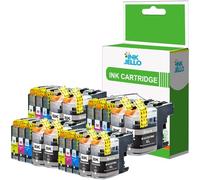 Inkjello LC227XL Ink Cartridge Replacement For Brother LC227XL LC225XL Fits For Brother DCP-J4120DW MFC-J4420DW MFC-J4620DW MFC-J4625DW Black, Cyan, Magenta, Yellow (20-Pack)
