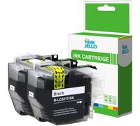 Inkjello LC3213 / LC3211 Ink Cartridge Replacement For Brother LC3213 Fits For Brother DCP-J572DW DCP-J772DW DCP-J774DW MFC-J491DW MFC-J497DW MFC-J890DW MFC-J895DW Black (2-Pack)
