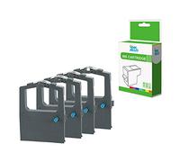 InkJello Ribbon For Printer, Compatibile with OKI Microline ML182 ML183 ML192 ML193 ML280 ML280 Elite ML280eco ML320 Elite ML321 Elite ML3320 ML3320eco ML3321 ML3321eco ML-182 (Black, 4-Pack)