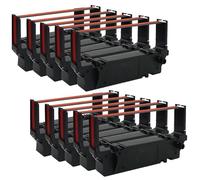 Inkjello SP700 BR Compatible Ink Ribbon Replacement For Star Micronics SP700,SP712,SP712R,SP742 Printers Black Red (10- Pack)