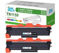 Inkjello TN-1150 Toner Cartridge Replacement for Brother TN1150 Fits for Brother DCP-L1640W DCP-L1642W DCP-L1660W DCP-L1640WXL DCP-L1642WXL HL-L1240W HL-L1242W HL-L1242WXL Black (2 - Pack)