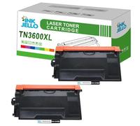 Inkjello TN3600XL Compatible Toner Cartridge for Brother DCP-L5510DW HL-L5210DN HL-L5210DW HL-L5215DN HL-L6210DW HL-L6410DN HL-L6415DN MFC-L5710DN MFC-L5710DW MFC-L5715DN MFC-L6710DW Black (2 Pack)