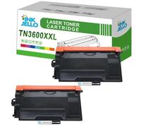 Inkjello TN3600XXL Compatible Toner Cartridge for Brother DCP-L5510DW HL-L5210DN HL-L5210DW HL-L5215DN HL-L6210DW HL-L6410DN HL-L6415DN MFC-L5710DN MFC-L5710DW MFC-L5715DN MFC-L6710DW Black (2 Pack)