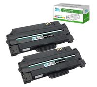 InkJello Toner Cartridge For Printer, Compatibile with Samsung ML-1910 1915 ML-2525 ML-2525W ML-2540 ML-2545 ML-2580n SCX-4600 SCX-4623F SCX-4623fn SCX-4623FW SF-650 SF-650P MLT-D1052L (Black, 2-Pack)