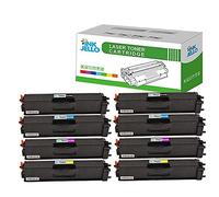 InkJello Toner Cartridge For Printer, Compatible with Brother DCP-L8410CDW HL-L8260CDW HL-L8360CDW MFC-L8690CDW MFC-L8900CDW TN423 (Black, Cyan, Magenta, Yellow, 8-Pack)