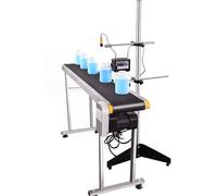 Inkjet Coding Machine, Automatic Inkjet Coder for Barcode, Batch Number, Label, Image, Date Printing, 12.7/25.4 mm, Ideal for Commercial Use
