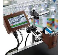 Inkjet Printer Batch Encoder, Automatic Coding & Marking Equipment, 4.3-Inch Touchscreen, 300-600 DPI Print Resolution for Date, Label, Graphics