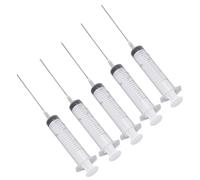 Inkjet Printer Refill Tool Kit with 5 Syringes 20ml and 5 Flat PP Stainless Steel for Office Home Easy No Dirty Hands