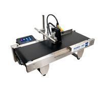 Inkjet Printer with Automatic Conveyor Belt, U Disk Import, Free File Editing, Fine-tuning Bracket and Stowable Screen for Multilingual Support