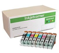 Inkjetcorner Compatible Ink Cartridges Replacement for CLI-42 CLI 42 CL-42 for use with Pro-100 (1 Black, 1 Cyan, 1 Magenta, 1 Yellow, 1 Photo Cyan, 1 Photo Magenta, 1 Gray, 1 Light Gray, 8-Pack)