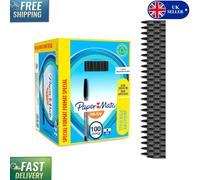 InkJoy 100ST Black Ballpoint Pens - 100 Pack | Quick-Dry, Triangular Grip Design