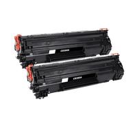 Inkker Compatible Toner Dual Pack (2 Toners - 4000 pages total) Compatible Toner CE285A 85A Cartridge for HP P1005/P1006/P1102 Printers, High Yield 2000 Pages, Latest Chip (2 x Black)