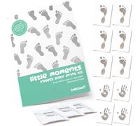 Inkless 10 Sheet & 3 Inkless Towelette Baby Hand Print and Foot Print Kit - Ready to Frame Sizes