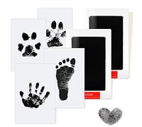 Inkless Baby Handprint Kit, Mess-Free Hand Footprint Keepsake with Clean Touch Pad for Newborns and Family Pets