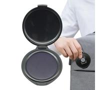 Inkless Fingerprint Pad - Ink Pads Black Thumbprint Inks Fingerprints | Identification Security ID Cards Law Enforcement Stamps I Professional Quick-Drying Erasable with Clear Impressions Inkless for