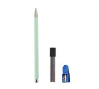 Inkless Pen with Sharpener and Refills, Metal Mechanical Pencil Automatic Drafting Sketch for Student Kid Adult Stationeries