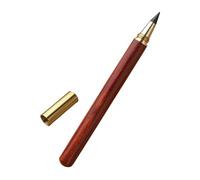 Inkless Pencil Erasable Wood Everlasting Pen, Red, A