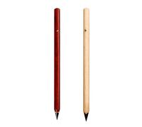 Inkless Pencils, Everlasting Pencil Unlimited Writing Pencil Write Smoothly Metal Inkless Pen for, School Pen No Pencils Everlasting