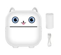 Inkless Printer , Thermal Printer | 800mAh Portable Printer | Label Maker Wireless Printer with 1 Roll of To-Do List Printing Paper