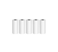 Inkless Thermal Printer, Pocket Photo Printer & 1 Roll Printing Paper, Bluet-ooth Wireless Portable Mobile Printer, Black and White Printing Machine for Label Receipt Photo, iOS