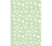Inklings and Scribbles - Pastel Green with Butterflies A5 Hardcover Notebook Journal: Pretty lined notebook for writing, journaling or reflecting