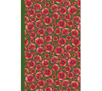 Inklings & Scribbles - Bold Red Poppy Hardcover A5 Notebook: Lined Journal for Writing, Planning, Everyday Notes or as a gift