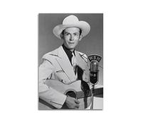 INKLOT Singer Hank Williams, Country Style Poster Decorative Painting Canvas Wall Posters And Art Picture Print Modern Family Bedroom Decor Posters 08x12inch(20x30cm)