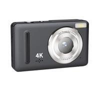 Inkoby 4K Ccd Digital Camera Photography Camera, Video Blog Camera, Film Camera, 4K 30FPS Mini Camera for Teenagers Black