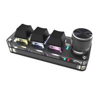 Inkoby Mechanical Keyboard RGB Mini Gaming Custom Programming Red Switch 3 Keys 1 Knob 2.4G Wireless Bluetooth Knob Keypads