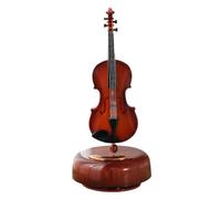 Inkoby Violin Classical Instruments Pipa Music Box Home Wine Cabinet Decorations Violin Guitar Octave Box Home Decoration