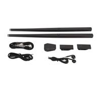 Inkoby Virtual Reality Drum Set 2 Modes Air Drum Sticks Set Simulation MIDI Support Low Noise Stand Adapter with Lessons