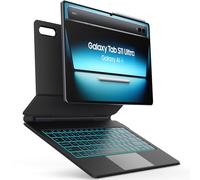 inkolelo Keyboard Case for Samsung Galaxy Tab S11 Ultra 14.6'' with 7 Colors Backlit, Magic-Style Cantilever Magnetic Stand, Dex Mode, Multi-Touch Trackpad, AI Key Keyboard for Tablet S11 Ultra