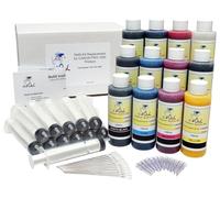 InkOwl Refill Kit Replacement for Canon PRO-1000 Printers (PFI-1000 cartridges) - 12x120ml USA-Made Pigment Ink