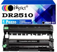INKPACT DRUM Drum Compatible DR2510 Drum for Brother HL-L2400DWE,HL-L2445DW,DCP-L2620DW,DCP-L2660DW,DCP-L2665DW,MFC-L2800DW,MFC-L2827DWXL,MFC-L2835DW,MFC-L2860DWE