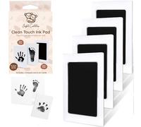 Inkpad for Baby Hand and Footprints - Mess Free Impressions for Babies and Pets, Newborn Baby Handprint, Footprint, and Inkless Inkpad, Paw Print Set, (4, Small)