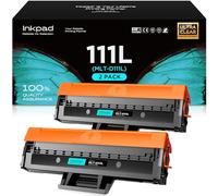 iNKPAD MLT-D111L Compatible Toner Cartridge Replacement for Samsung MLT-D111S D111S D111L for Samsung M2026 for Xpress M2026W M2070 M2070W M2020W M2022W M2022 M2020 M2070FW (Black, 2-pack