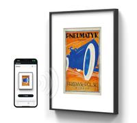 InkPoster Affresco 13.3" - Color Screen E Ink Spectra 6 - Up to 1 Year on One Charge - Paper-like and Health-conscious: Silent, no Blue Light - Aluminium Body - Thousands of Artworks in Application