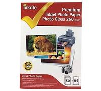 Inkrite 200 Sheets A4 260gsm Single Sided Gloss Photo Paper