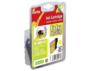 Inkrite B-980Y Inkrite Premium LC-980 / LC-1100 Yellow Ink Cartridge