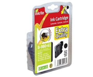Inkrite LC-1100HYBK Inkrite Premium LC-980 / LC-1100 Black Ink Cartridge