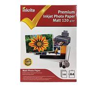 Inkrite PhotoPlus Premium Paper Matt 120gsm A4, 100 Sheets (Pack of 1)